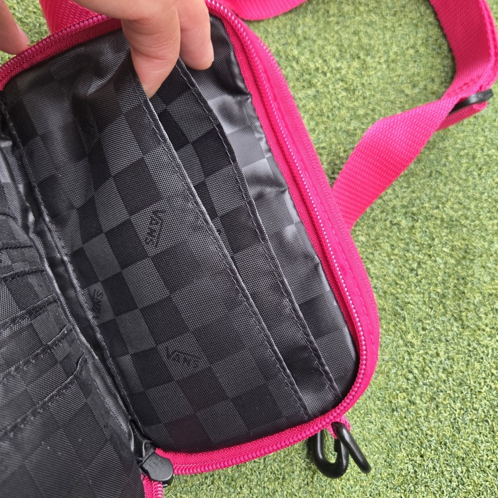 Vans "Off The Wall" Block Wallet Crossbody Carry All Bag Pink - Picture 10 of 13
